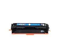 Toner Cartridge, Compatible with HP, CE320A CE321A CE322A | CE323A 128A 320A 321 322 323, CM1415 CM1415fn 1415, CP1525, 2000 pages, CMYK(Cyan)
