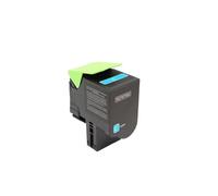 Toner Cartridge, Compatible with Lexmark, CS317dn CS417dn | CS517de CX317dn CX417de CX517de, for routine print supply replacement(1PCS Cyan EU 3K)