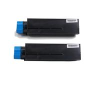 Toner Cartridge, Compatible with OKI, B401 B401D B401DN | MB441, MB451, MB451dn; 44992401, 44992402; 2500 pages(2PCS)