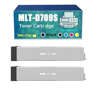 Toner Cartridge MLT-D709S MLTD709 Works for Samsung SCX-8128NA SCX-8128ND SCX-8123NA SCX-8123ND Series Monochrome Laser Printer, Yields Up to 25,000 Pages,Reliability Longevity (Black×2)