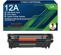 Toner Cartridges Replacement for HP 12A Q2612A | compatible for HP Laserjet | 1012 1010 1015 1018 M1005 1022n 1022NW Printers 3020 3050 3052 3055 1020 1022 M1319 M1319F 3015 3030,Black-1 Pack