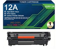 Toner Cartridges Replacement For HP Q2612A 12A | Compatible For HP Laserjet | 3052 3055 1012 1010 1022n 1022NW M1005 1015 1018 M1319 M1319F 3015 3030 3020 3050 1020 1022 Printers,Black-1 Pack