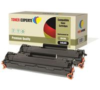 TONER EXPERTE 2-Pack Compatible with CB436A 36A Premium Toner Cartridges Replacement for Laserjet P1505, P1505N, P1506, M1120 MFP, M1120N, M1520, M1522 MFP, M1522N, M1522NF