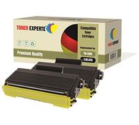 TONER EXPERTE 2-Pack Compatible with TN3280 Premium Toner Cartridges for Brother HL-5340D HL-5350DN HL-5350DNLT HL-5370DW HL-5380DN DCP-8070D DCP-8085DN MFC-8370DN MFC- 8380DN MFC-8880DN MFC-8890DW