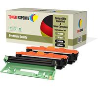 TONER EXPERTE 3-Pack Compatible with DR1050 TN1050 Drum Unit & 2 Toner Cartridges for Brother DCP-1510 DCP-1512 DCP-1610W DCP-1612W HL-1110 HL-1112 HL-1210W HL-1212W MFC-1810 MFC-1910W
