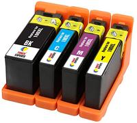 TONER EXPERTE® 4 XL (1 SET) Compatible Ink Cartridges Replacement for Lexmark 100 100XL S305 S308 S402 S405 S505 S602 S605 S815 Pro202 Pro205 Pro208 Pro209 Pro705 Pro805 Pro901 Pro905 | High Capacity