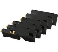 TONER EXPERTE® 5 Toner Cartridges compatible for Dell E525w (Black: 2000 & Cyan, Magenta, Yellow: 1400 Pages)