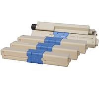 TONER EXPERTE® C301 C321 MC332 MC342 4 Toner Cartridges compatible for Oki C301dn C321dn MC332dn MC342dn MC342dnw MC342dw MC342w | 44973536 2200 Pages 44973535 44973534 44973533 1500 Pages