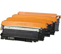 TONER EXPERTE® C430 C480 4 Toner Cartridges compatible for Samsung Xpress SL C430W C480FN C480FW C480W | CLT-K404S 1500 Pages CLT-C404S CLT-M404S CLT-Y404S 1000 Pages