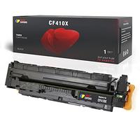 TONER EXPERTE Compatible 410A 410X Black Toner Cartridge Replacement for CF410A CF410X for Color LaserJet Pro M452dn M452nw MFP M377dw M477dw M477fdn M477fdw M477fnw Printer