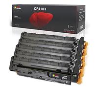 TONER EXPERTE Compatible 410A 410X Toner Cartridge Replacement for CF410A CF410X for Color LaserJet Pro M452dn M452nw MFP M377dw M477dw M477fdn M477fdw M477fnw Printer 5-Pack