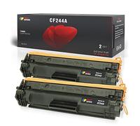 TONER EXPERTE Compatible CF244A 44A Black Toner Cartridge Replacement for CF 244A for LaserJet Pro M15w M15a MFP m28w M28a M29w Printer 2-Pack