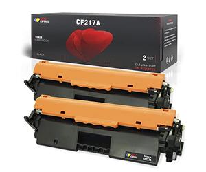 TONER EXPERTE Compatible HP 17A Black Toner Cartridge Replacement for CF217A for LaserJet Pro M102w M102a MFP M130nw M130fn M130a Printer 2-Pack