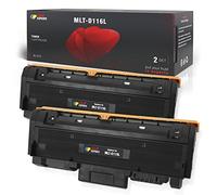 TONER EXPERTE Compatible Samsung MLT-D116L MLT-D116S Black Toner Cartridge Replacement for D116L D116S for M2885FW M2875ND M2835DW M2825ND M2675FN Printer 2-Pack