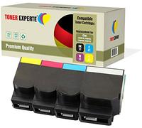 TONER EXPERTE Set of 4 Compatible Premium Toner Cartridges for Lexmark C540n, C543dn, C544dn, C544dtn, C544dw, C544n, C546dtn, X543dn, X544dn, X544dtn, X544dw, X544n, X546dtn