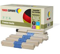 TONER EXPERTE Set of 4 Compatible with 44973536 44973535 44973534 44973533 Premium Toner Cartridges for Oki C301 C301dn C321 C321dn MC332dn MC342dn MC342dnw MC342dw MC342w