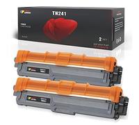 TONER EXPERTE TN241 TN-241 Toner Cartridge Replacement for Brother TN241BK TN-241BK Compatible with DCP-9015CDW DCP-9020CDW HL-3140CW HL-3150CDW HL-3170CDW MFC-9330CDW MFC-9340CDW (1 Black)