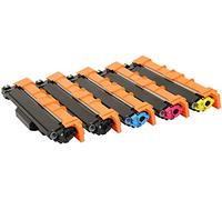 TONER EXPERTE TN247 TN243 Toner Cartridge Replacement for Brother TN-247 TN-243 Compatible with DCP-L3510CDW DCP-L3550CDW HL-L3210CW HL-L3230CDW HL-L3270CDW (5-Pack Black Cyan Magenta Yellow)