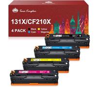 Toner Kingdom Compatible Toner Cartridge for HP 131X CF210X CF210A 131A for HP LaserJet Pro 200 Color M251n M251nw M276nw,128A CF320A CM1415FNW CP1525N,125A CB540A CP1515n CP1215