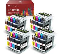 Toner Kingdom LC 123 Ink Compatible for Brother LC123 Ink Cartridges for Brother MFC-J6520DW J6720DW J6920DW J470DW J4510DW J650DW J4610DW J870DW J4410DW DCP-J132W J4110DW J552DW J752DW J152W(16 Pack)