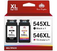 Toner Kingdom Replacement for Canon Pixma PG-545XL CL-546XL Ink Cartridges