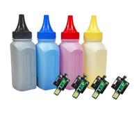 Toner Powder Reset Chip, Compatible with Xerox, 6500 6505 | 6505dn, 106R01597-BK 106R01594-C 106R01595-M 106R01596-Y, 40g toner powder with chip