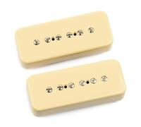 Tonerider Hot 90 Pickup Set, Cream Covers, Alnico 5 Magnets, Soapbar P90 Pickups, Perfect For Blues And Rock, 5-Year Warranty