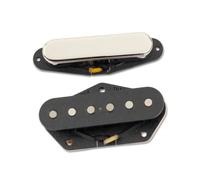 Tonerider Hot Classics Telecaster Pickup Set, Nickel Cover, Flat Poles, Alnico 3 Magnets, Perfect For Overdriven Tones, 5-Year Warranty