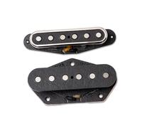 Tonerider Hot Classics Telecaster Pickup Set, Open Nickel Cover, Flat Poles, Alnico 3 Magnets, Perfect For Overdriven Tones, 5-Year Warranty