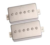 Tonerider Rebel 90 Pickup Set, Aged Nickel Covers, Humbucker Sized P90s, Alnico 2 Magnets, 5-Year Warranty