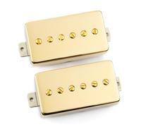 Tonerider Rebel 90 Pickup Set, Gold Covers, Humbucker Sized P90s, Alnico 2 Magnets, 5-Year Warranty