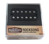 Tonerider Rocksong Bridge Humbucker Pickup, Black, 50mm Spacing - Alnico 2 Magnet, Overwound PAF, Power And Dynamics, 4-Conductor Wiring, 5-Year Warranty