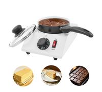 TONFEION Chocolate Melting Pot 40W 220V, Chocolate Butter Melting Machine, Non-Stick Pot, Chocolate Cheese Melter with Ceramic Pot, Professional Chocolate Tempering Machine, 30-85℃
