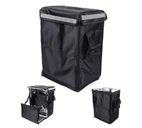 TONFEION Insulated Food Delivery Backpack 42L, Waterproof Pizza & Cake Delivery Bag with Partition, Reflective Strip & Side Pocket, for Bike Motorcycle