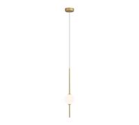 TONFON 1-Lights Gold Lighting Chandelier Modern Industrial Pendant Light Adjustable Heights Hanging Lamp for Kitchen Island Living Room Bedroom Bedside Dining Room Hallway