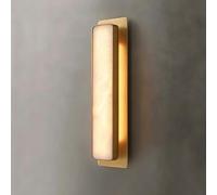 TONFON 20in Square Natural Marble Bathroom Vanity Wall Light