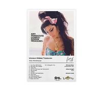 TONFON Amy Poster & Winehouse Lioness Hidden Treasures 2011 Music Album Autograph Poster Canvas Poster Bedroom Decor Sports Landscape Office Room Decor Gift Unframe-style 08x12inch(20x30cm)