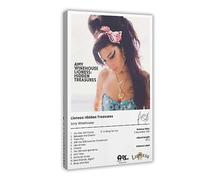 TONFON Amy Poster & Winehouse Lioness Hidden Treasures 2011 Music Album Autograph Poster Canvas Poster Bedroom Decor Sports Landscape Office Room Decor Gift Frame-style 08x12inch(20x30cm)