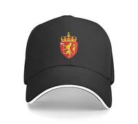 TONFON Baseball Cap Hiphop Sun Hat Classic Coat of Arms of Norway Baseball Cap Men Women Custom Adjustable Unisex Dad Hat Summer Snapback Birthday Gifts