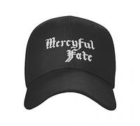 TONFON Baseball Cap Hiphop Sun Hat Mercyful Fate Transparent White Cap Baseball Cap Streetwear Hats for Women Men's Snapback Adjustable Birthday Gifts