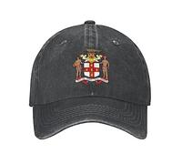 TONFON Baseball Cap Hiphop Sun Hat Personalized Cotton Coat of Arms of Jamaica Baseball Cap Men Women Adjustable Dad Hat Streetwear Snapback Adjustable Birthday Gifts