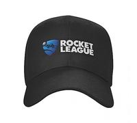 TONFON Baseball Cap Hiphop Sun Hat Rocket League Black Logo Cap Baseball Cap Fishing caps Women Men's Hats Men's Fashion Sunscreen Golf Cap Snapback Adjustable Birthday Gifts