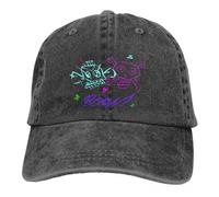 TONFON Baseball Cap Men's Baseball Cap Graffiti Bomb Trucker Snapback Cowboy Caps Dad Hat Arcane League Game Golf Hats Birthday Halloween
