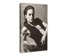 TONFON Christine And The Queens French Singer Retro Art Decor Wall Poster Canvas Poster Wall Art Decor Print Picture Paintings for Living Room Bedroom Decoration Frame-style 12x18inch(30x45cm)