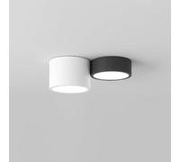 TONFON Cylindrical LED Ceiling Lamp Black and White Ceiling Light Entrance Cloakroom Downlight Ceiling Light Fixture for Hallway Balcony Entryway Foyer Stairwell Aisle Loft Restaurant(Small)