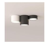 TONFON Cylindrical LED Ceiling Lamp Black and White Ceiling Light Entrance Cloakroom Downlight Ceiling Light Fixture for Hallway Balcony Entryway Foyer Stairwell Aisle Loft Restaurant(Medium)