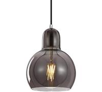 TONFON French Minimalist Style Pendant Light Creative Gourd-Shaped Glass Chandelier E27 Bedside Ceiling Light Fixture for Kitchen Island Dining Room Bedroom Hallway Bar Living Room Hanging Light(A)