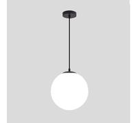 TONFON Glass Mini Globe Chandelier Milky White Glass Lampshade Pendant Light Dining Table Bedroom Foyer Hanging Light for Kitchen Island Living Room Bedside Dining Room Hallway Ceiling Light Fixture (