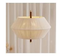 TONFON Japanese Style Chandelier Woven Cotton Thread Wood Pendant Light Teahouse Restaurant Hanging Lamp for Kitchen Island Entryway Dining Room Study Room Living Room Bedroom Bar(30 * 30cm)
