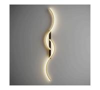 TONFON Linear Simple Wall Lamp Creative Metal Wall Sconce with Strip Silicone Shade, Modern LED Wall Mounted Lamp for Bedroom Bedside Living Room Study Room Corridor Entryway Restaurant(100CM)